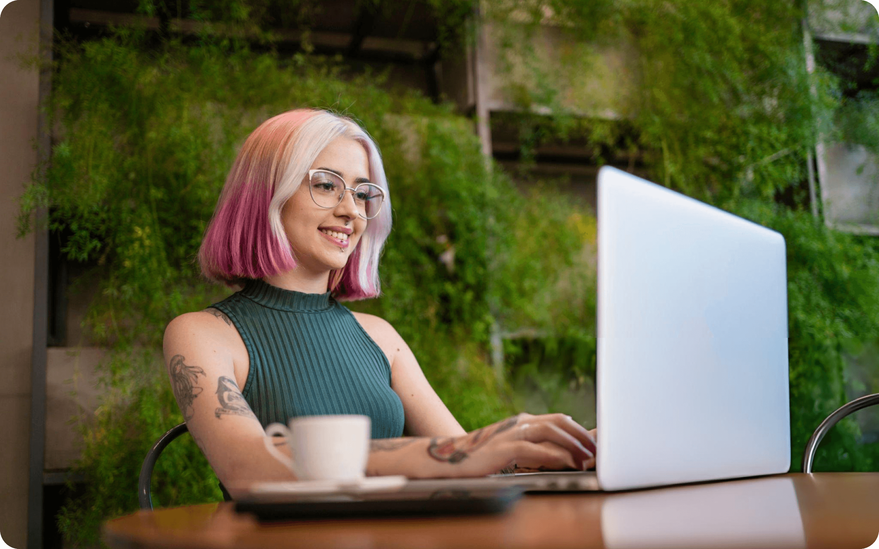 Professional team collaborating and verifying talent for outsourcing